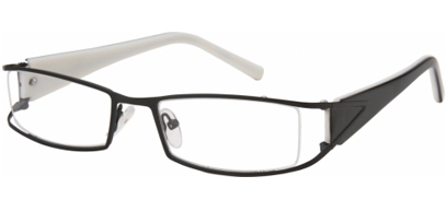 Semi Rimless Glasses 441 --> Black
