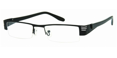 Semi Rimless Glasses 450 --> Black