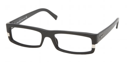 Prada Designer Glasses PR 10LV --> Black - Silver