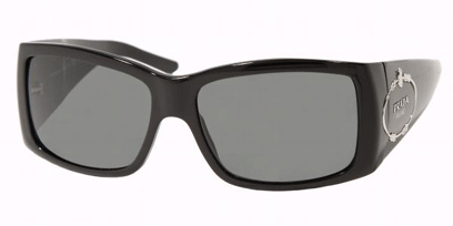 Prada Sunglasses PR  01IS --> GlossBlackGray