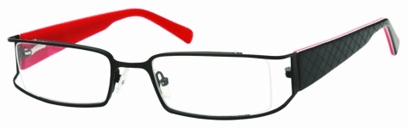 Semi Rimless Glasses 459 --> Black