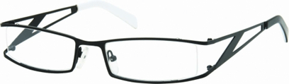 Semi Rimless Glasses 460 --> Black