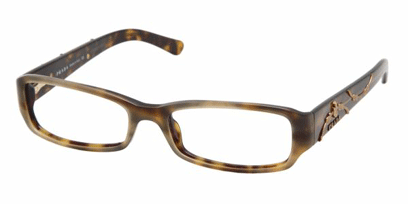 Prada Designer Glasses PR 15LV --> BIRCH ON TORTOISE TRANSPARENT