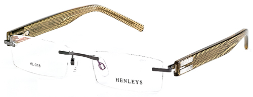 Henley Designer Glasses HL 018 --> Black Gun