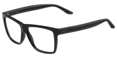 Gucci Designer Glasses GG 1008 52R --> Black Gray