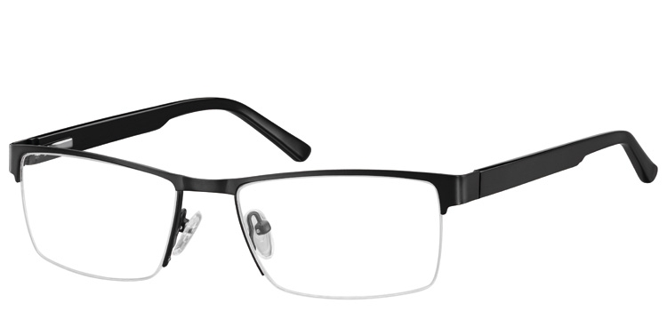 Semi Rimless Glasses 622